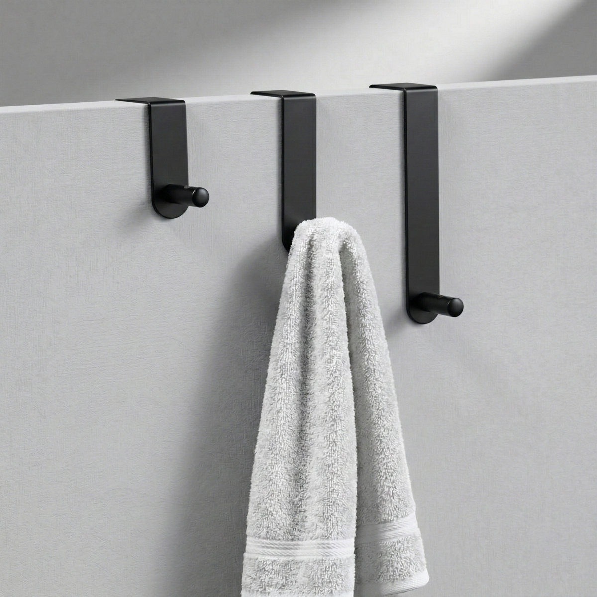 Adjustable Over The Door Hooks - 3-Piece Door Hanger Set for Clothing and Accessories 9690108